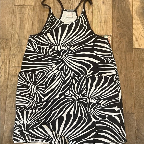 Free People FP Movement Hot Shot Romper Zebra Printed Women's Small NEW - Picture 3 of 5